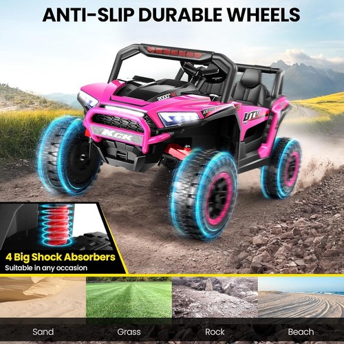 24V Kids Ride On UTV Car for Kids Electric Car Toys 4 Wheeler Off-Road W/Remote - Picture 10 of 78