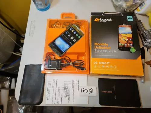 LG VOLT LS740 4G LTE Smartphone - Black Factory reset (RA30) Boost Mobile 16D38