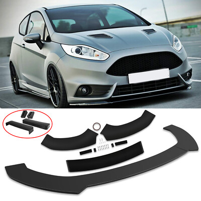 Front Bumper Lip Splitter Spoiler Kit For Ford Fiesta RS ST Studio Style  Zetec S