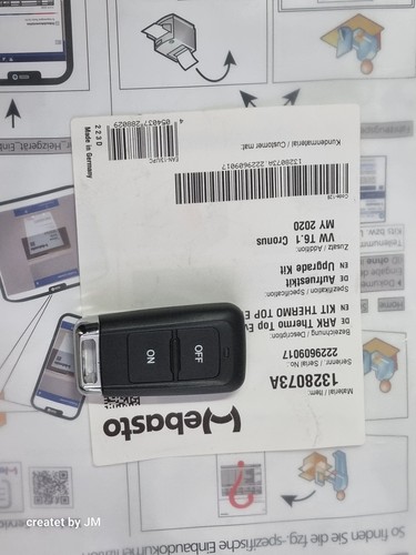 Webasto Standheizung Aufrüstkit VW T6.1 mit Fernbedienung T99 Zuheizer aufrüsten - Bild 1 von 9