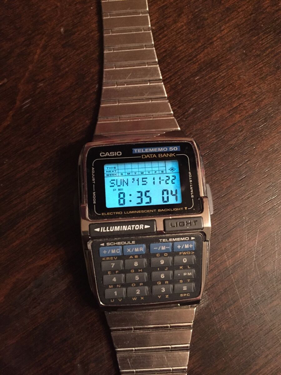 NEW NOS CASIO DBC-63 DATABANK TELEMEMO 50 MEMORY CALCULATOR NEW NOS CASIO DBC-63 DATABANK TELEMEMO 50 MEMORY CALCULATOR