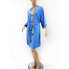 Josie Natori Tropical Print Kimono Robe Cover...