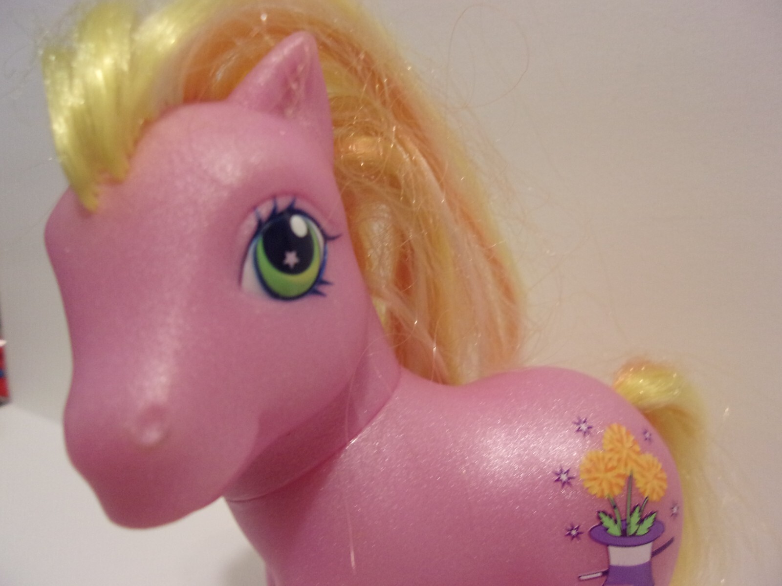 Cappello My Little Pony G3 Magic Marig Cutie Rosa Vintage 2002 Modellino giocattolo raro MLP