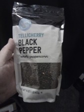Happy Belly Tellicherry Kosher Black Pepper Whole Peppercorn, 1 LB Bag