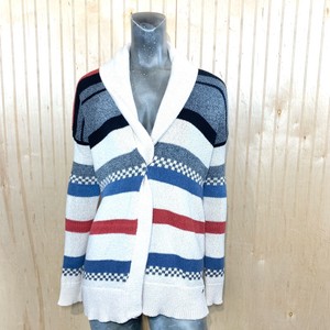 american eagle striped cardigan