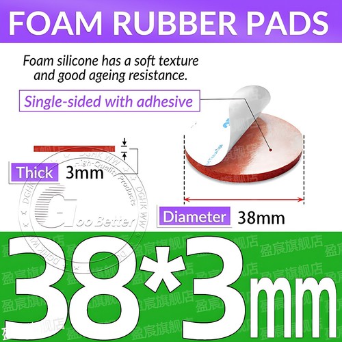 Runde Moosgummi Pads Selbstklebend Antirutsch Maschine Möbelfüße 5mm-150mm - Bild 91 von 242