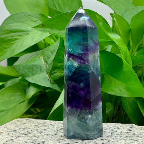 153G Natural colour Fluorite Crystal obelisk crystal wand healing stan - Picture 7 of 15