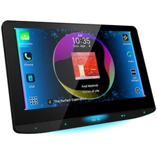 JVC KW-Z1001W Digital Media Receiver featuring 10.1" HD Screen/ Apple CarPlay...