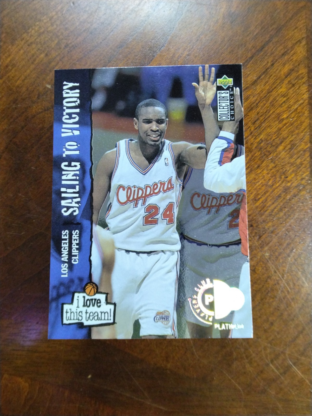 1995-96 Upper Deck Collector's Choice Terry Dehere Platinum Players Club #377