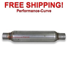 2.25 Turbo Tube Muffler Resonator - Full Boar Jones Exhaust 18 Body Att18s5