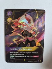 Riftbound Vendetta Kennen Heart of the Tempest Foil Overnumbered EN 197/166 — live eBay listing