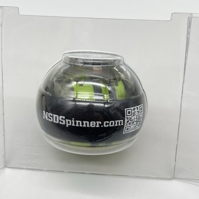 Manual Thumb Wind Start Spinner Gyro Ball with Counter  Up to 18,000 RPM Open Bx