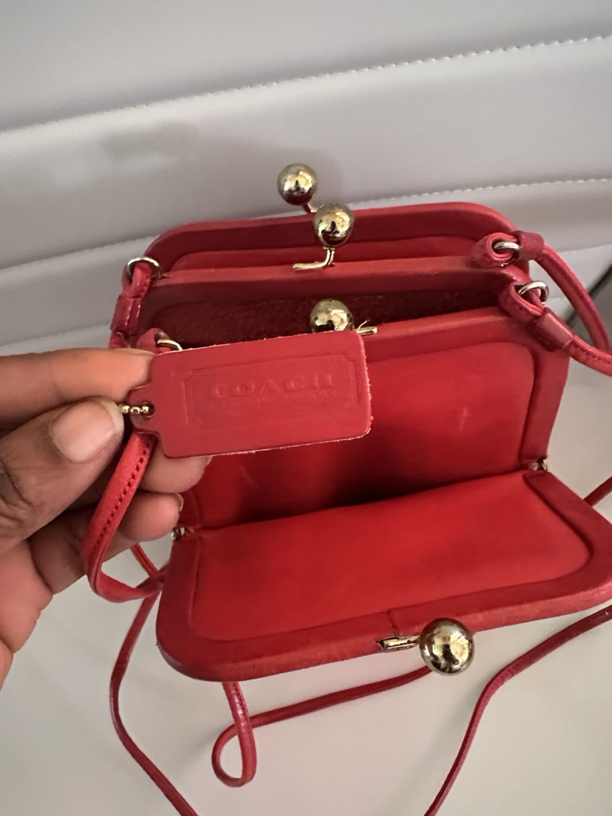 Coach Vintage 1960’s Bonnie Cashin Double Entry K… - image 5