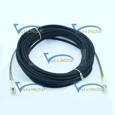 15M Outdoor Field Fiber Patch Cord LC UPC to LC UPC Multi-Mode Duplex FibeCable