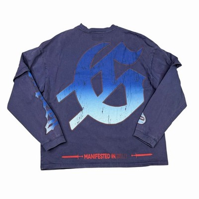 Godspeed Rarity Collection ロングTシャツ XS GODSPEED Layered Long Sleeve Football T-Shirt Adult Sz Large