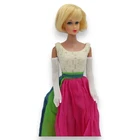 Vintage Barbie Doll Hair Fair 1968 Blonde Mattel Fraternity Dance Dress 1638 60s