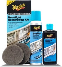 Meguiars Two Step Headlight Restoration Kit Headlight Cleaner Restores Clear