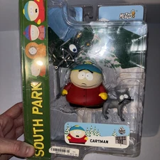 CARTMAN ALIEN PROBE KITTY SERIES 1 FIGURE SOUTH PARK NEW ON CARD MEZCO ACTION