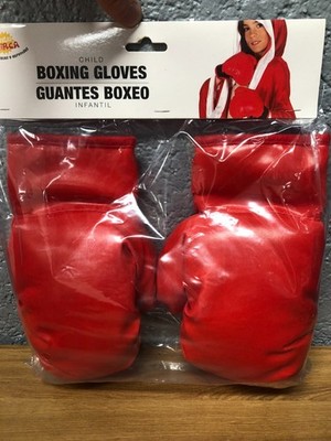Child Costume Boxing Gloves Fiestas Guirca