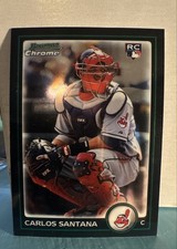 2010 Bowman Chrome - Carlos Santana #214 (RC)