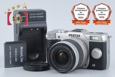 "Shutter count 1,550" PENTAX Q10 Silver 12.4 MP Digital Camera 5-15 Lens