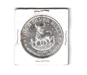Silver Bull 1 ounce silver rare