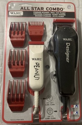 Wahl All Star Combo - Wahl Designer Clipper + Wahl Peanut Clipper # 8331 - NEW!!