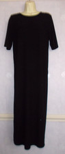 Primark Maternity fine rib stretchy Long Black Dress Size 12-14