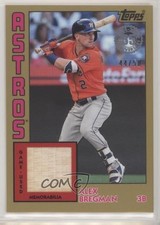 2019 Topps 1984 Baseball Relics Series 2 Gold 44/50 Alex Bregman #84R-AB fm0