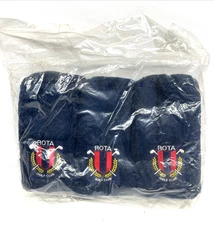 ROTA GOLF CLUB Head Covers Set Of 3 NOS Vintage Driver Woods Morocco  1,3,X