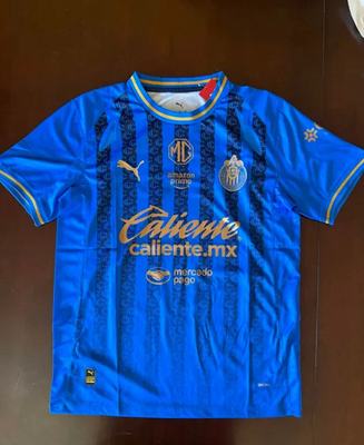#ad Chivas Del Guadalajara 2026 Alternate Blue Jersey $35.99
