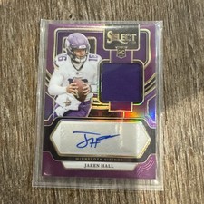 2023 Select Football Jaren Hall RPA RC patch auto prizm /49
