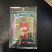 Panini Donruss Optic 2024 Ricky Pearsall #284 Rated Rookie Green Velocity 49ers