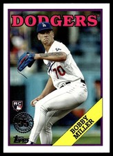 Bobby Miller Dodgers 2023 Topps 1988 35th Ann RC Rookie Card #88US-39. rookie card picture