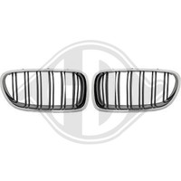KüHlergrill KüHlergitter Schwarz Chrom FüR Bmw 5Er Touring F11 F10