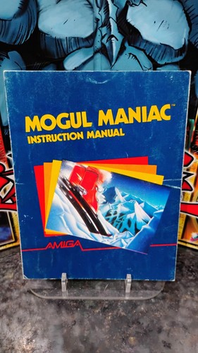 Vintage 1983 MOGUL MANIAC Atari 2600 System AMIGA Game Instruction Booklet *ONLY