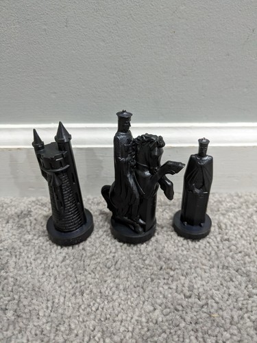 Vtg MCM Medieval Conqueror Sculptured Chess Set Peter Ganine 1962 USA COMPLETE - Picture 13 of 13