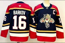 NWT Florida Panthers Aleksander Barkov #16 Reverse Retro Blue