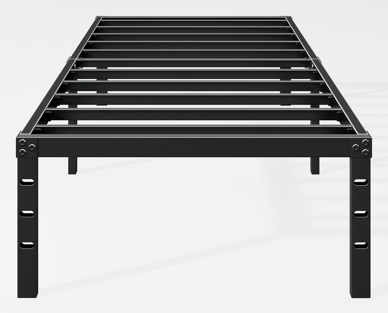 18 Inch Twin Bed Frame  Sturdy Metal Platform Twin Size No Box Spring Needed