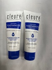 2-Pack Cleure Original No Fluoride Toothpaste - SLS Free, Mint Free 4 oz