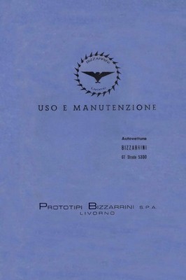 Mike Gulett | Bizzarrini GT Strada 5300 Owner's Manual Reproduction | Buch