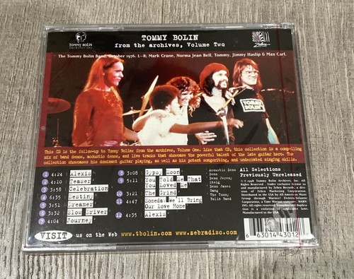 Tommy Bolin - From the Archives Volume Two - CD - New Sealed - Picture 2 of 4