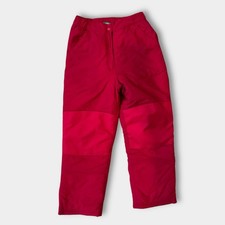 L.L. Bean Kids Insulated Snow Pants Red 10