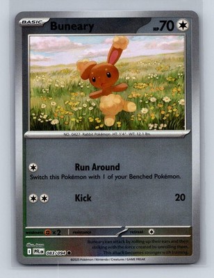 BUNEARY 083/094 C PHANTASMAL FLAMES POKEMON REVERSE HOLO NM