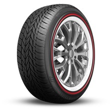 1 Vogue Tyres Custom Built Radial 23550r18 101v Redwhite Sidewall Tires 460aa