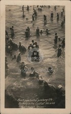 Galveston, Texas TX Salt Sea Baths Prolong Life-Bathing the Gulf of Mexico RPPC