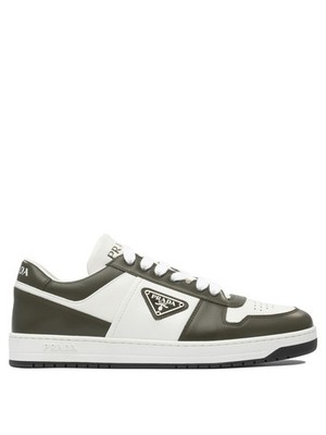 US Customs Fees Paid   Prada Downtown Leather Sneakers 12 - NWT