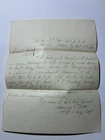 1864 KENTUCKY US 12TH Colored Heavy Artillery Regiment Document Letter