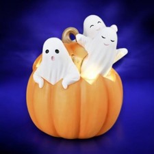 15" Ghost Trio With LED Pumpkin Halloween Decor SHIPS WITHIN 10 DAYS NEW 2025