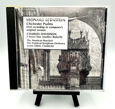 Leonard Bernstein Chichester Psalms Davidson Butterfly CD MusicMasters MHS 1990